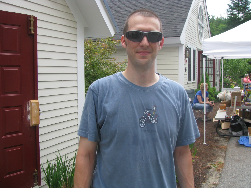 Yardsale faces: Motorcycle Mike